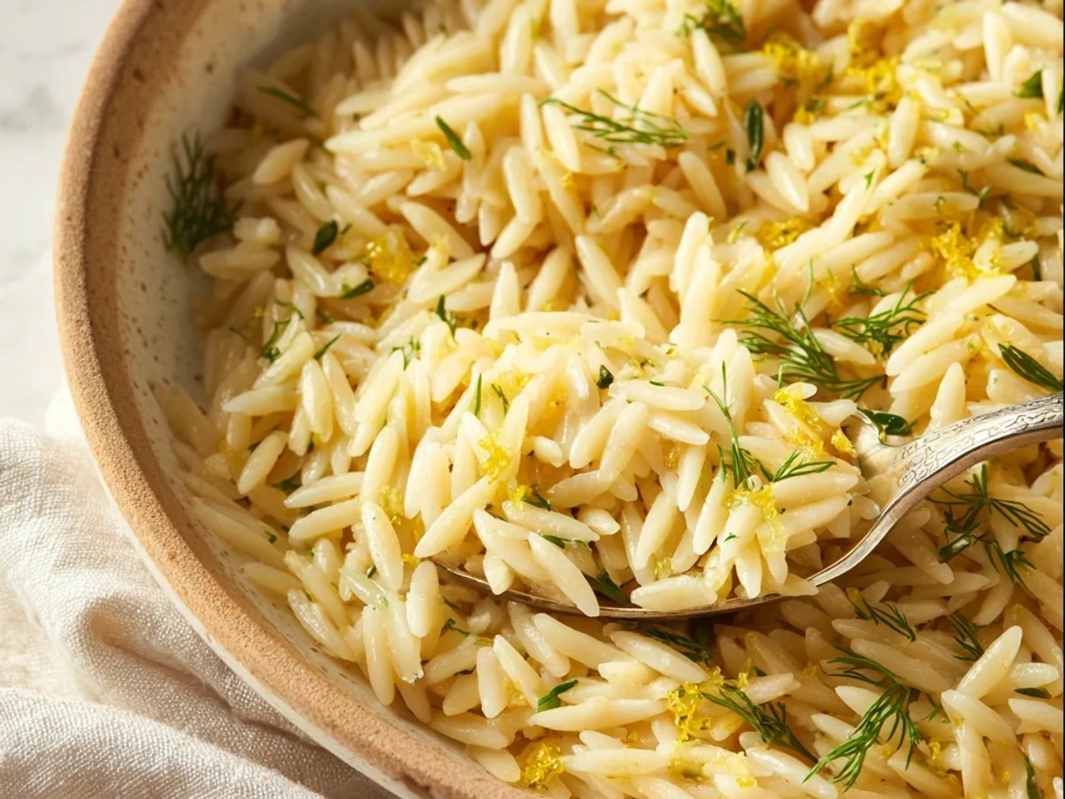 Creamy Lemon Orzo: A Bright, Zesty Side - Featured Image