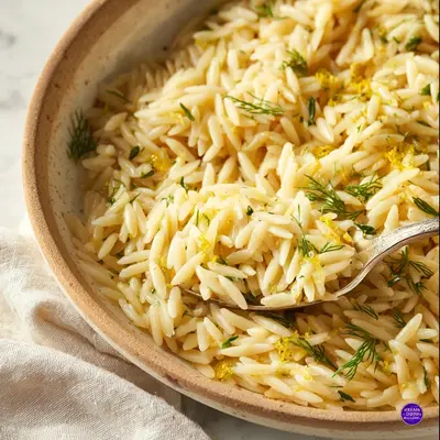 Creamy Lemon Orzo: A Bright, Zesty Side
