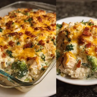 Creamy Low Carb Chicken Casserole for Keto Dinner