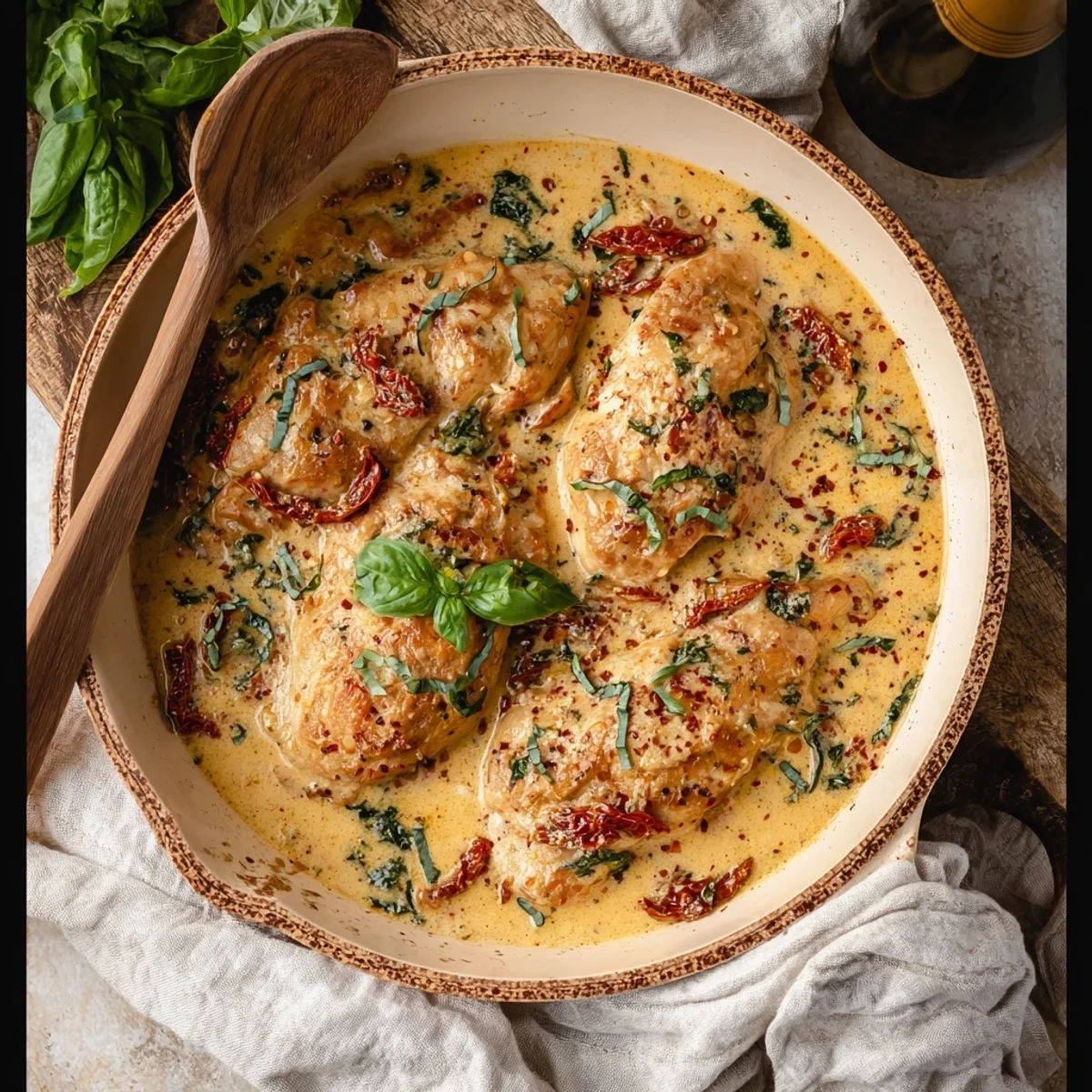 Creamy Marry Me Chicken: Sun-Dried Tomato Sauce