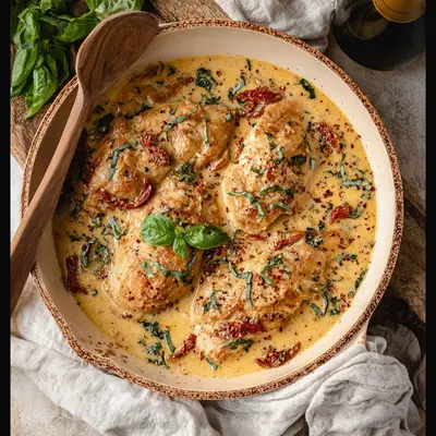 Creamy Marry Me Chicken: Sun-Dried Tomato Sauce