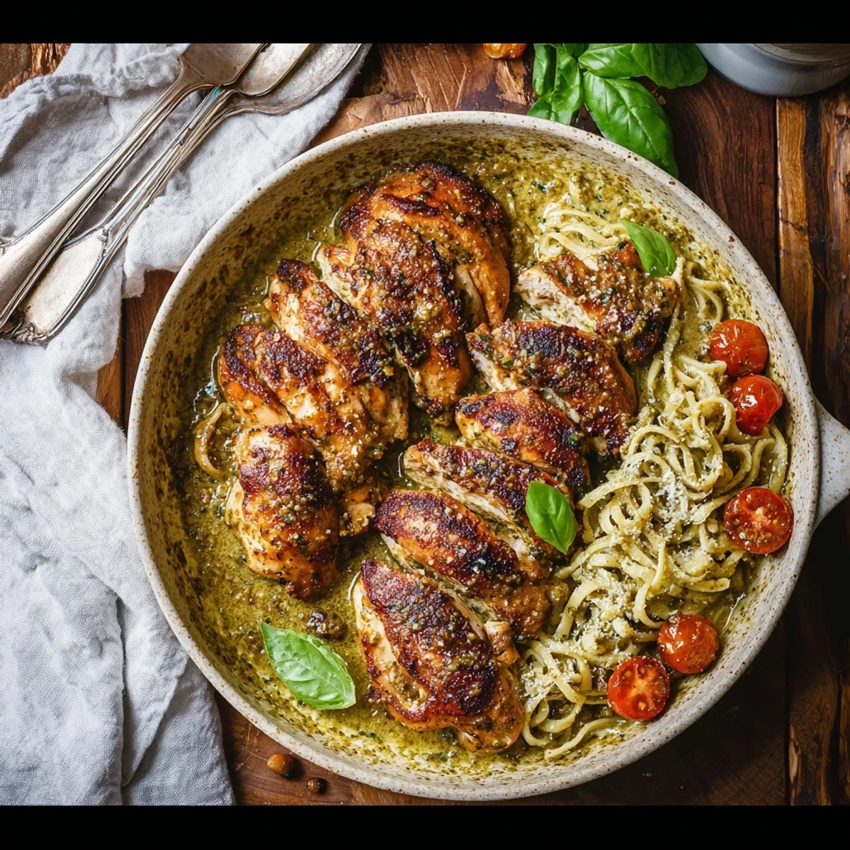 Creamy Pesto Chicken: A Simple Weeknight Delight