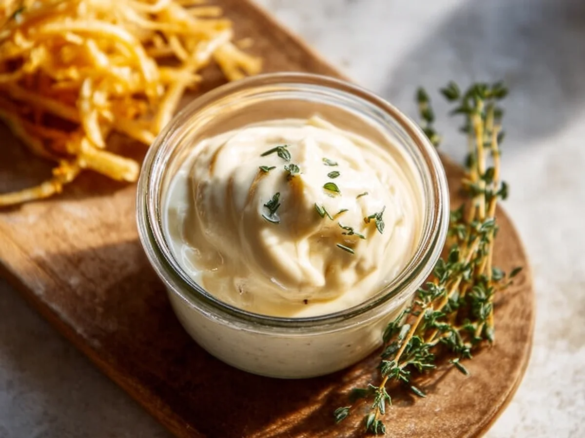 Creamy Roasted Garlic Aioli: 3 Simple Ingredients - Featured Image