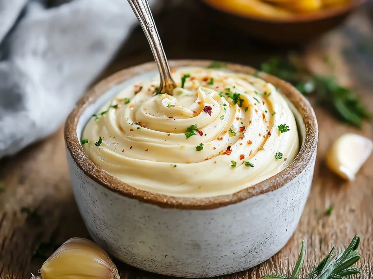 Creamy Roasted Garlic Aioli Sauce: Homemade Zest - Featured Image