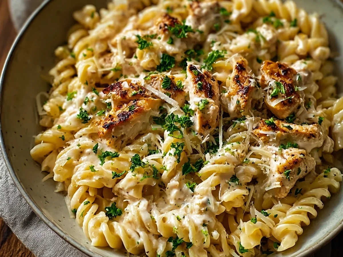 Creamy Rotisserie Chicken Pasta: Easy Weeknight Delight - Featured Image