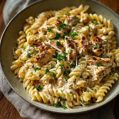 Creamy Rotisserie Chicken Pasta: Easy Weeknight Delight