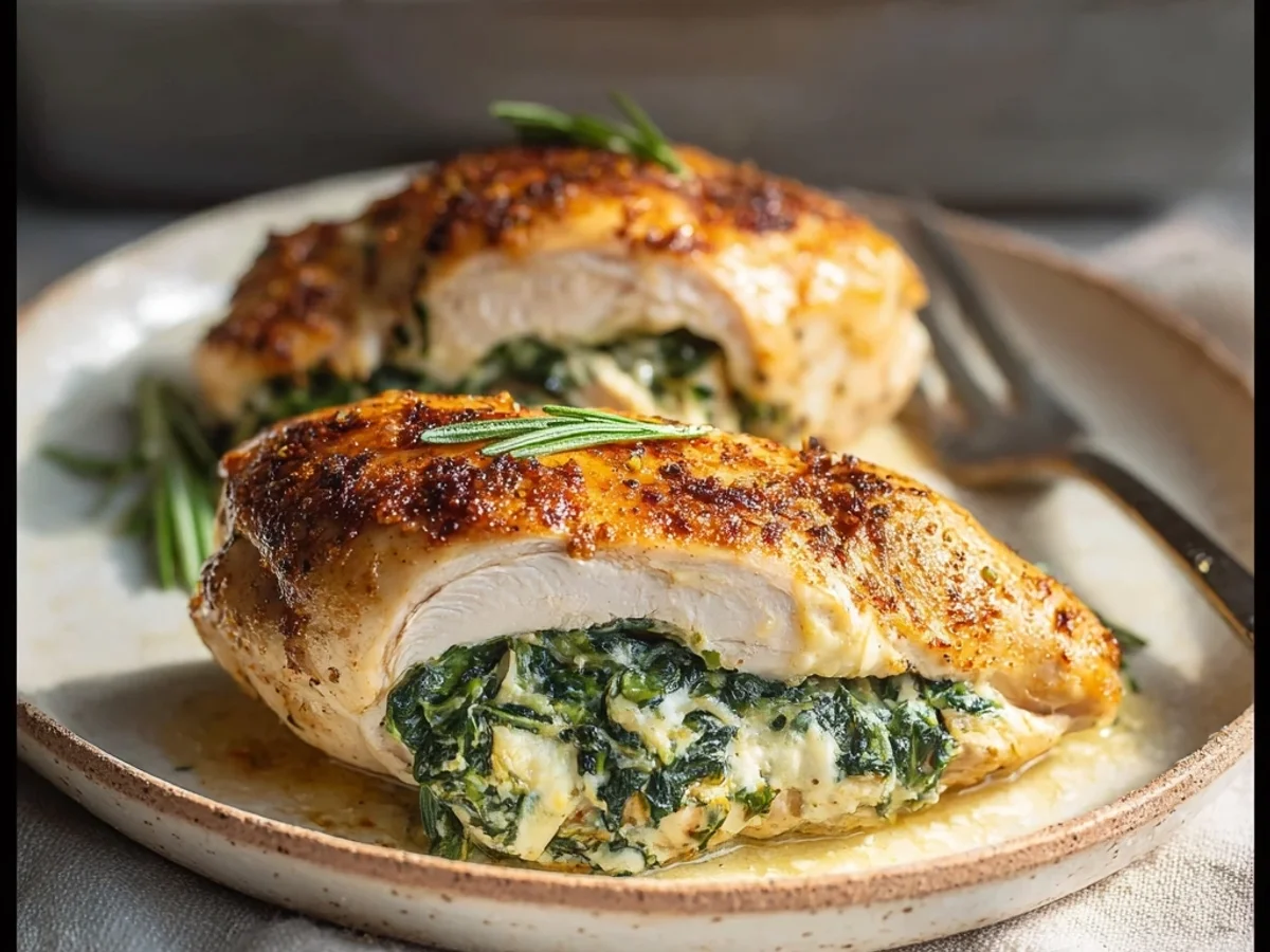 Creamy Spinach Stuffed Chicken: A Weeknight Treat - Featured Image