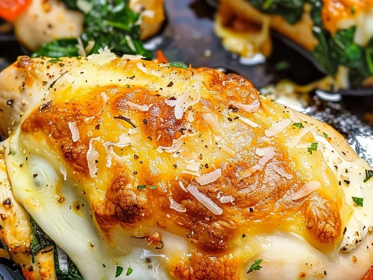 Creamy Spinach Stuffed Chicken Breast with Cream Cheese - Featured Image