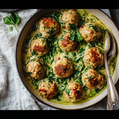 Creamy Spinach Turkey Meatballs: A Weeknight Favorite