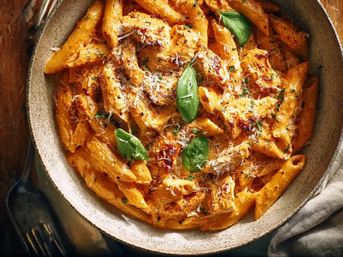 Creamy Tomato Chicken Penne: A Weeknight Comfort Meal - Featured Image