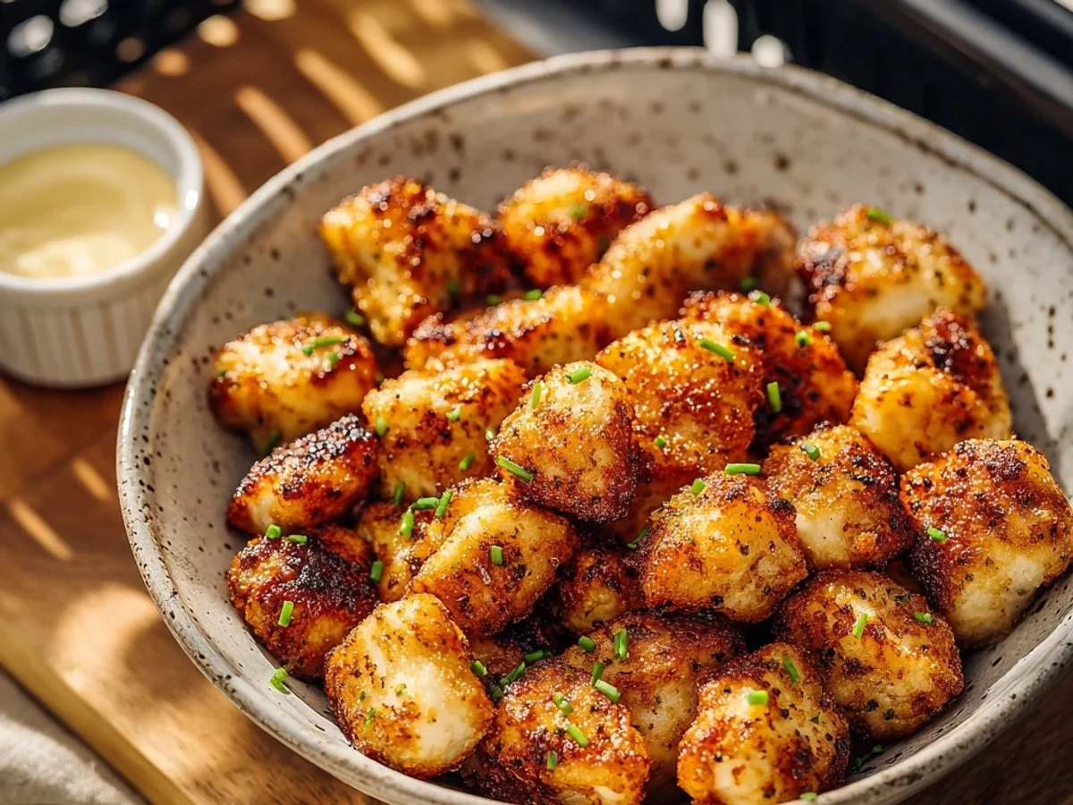 Crispy Air Fryer Boneless Chicken Bites: Easy Dinner - Featured Image
