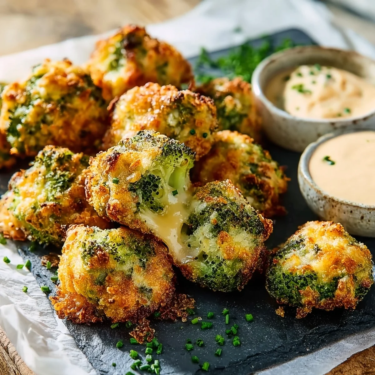 Crispy Air Fryer Broccoli Cheddar Poppers: Snack Time Win