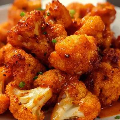 Crispy Air Fryer Buffalo Cauliflower Bites