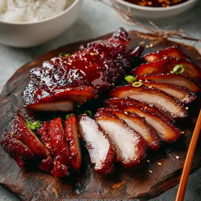 Crispy Air Fryer Char Siu Lamb Ribs