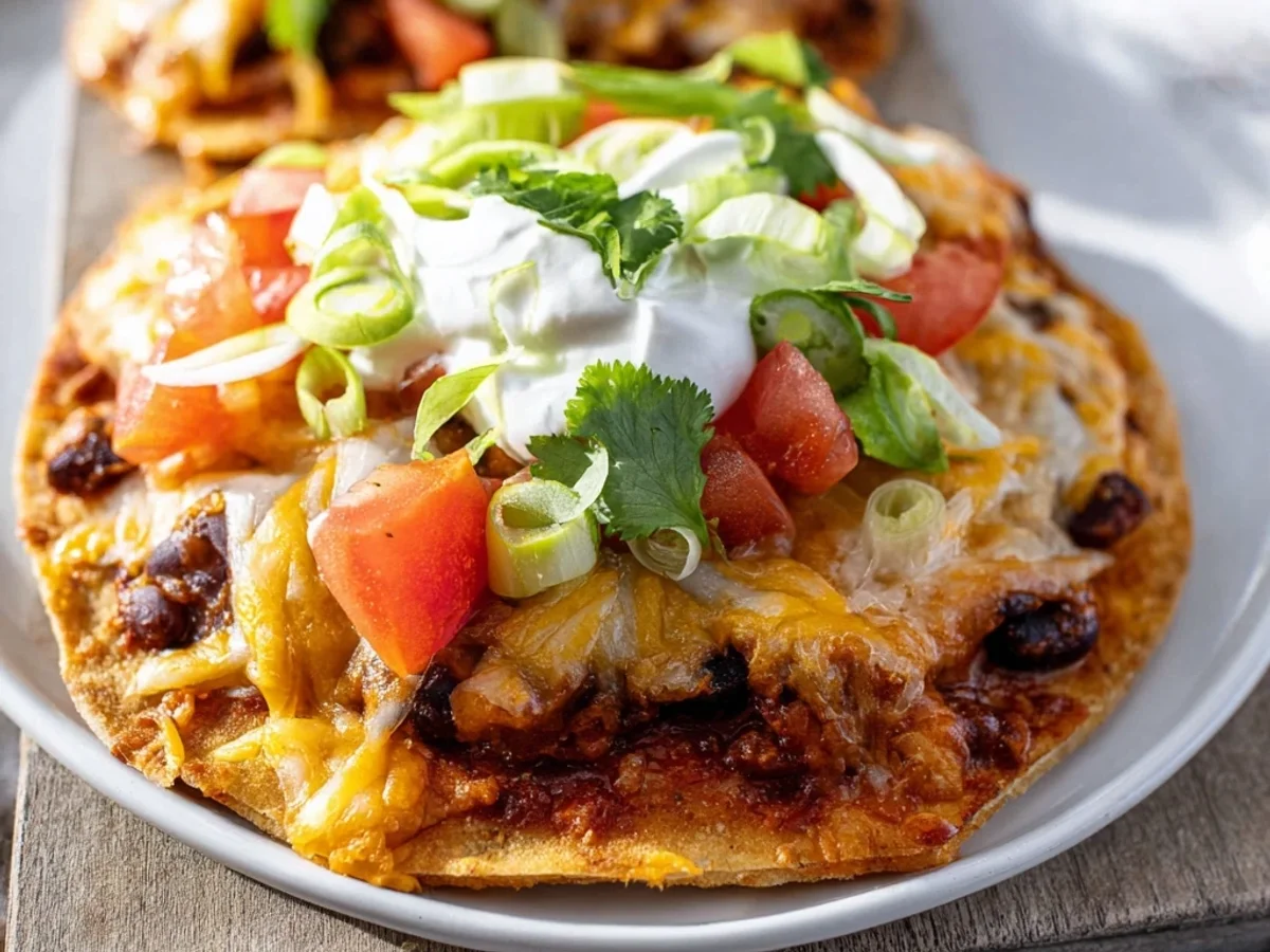 Crispy Air Fryer Mexican Pizza Recipe - Featured Image