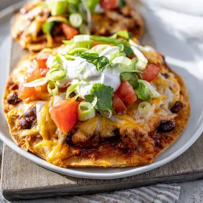 Crispy Air Fryer Mexican Pizza Recipe