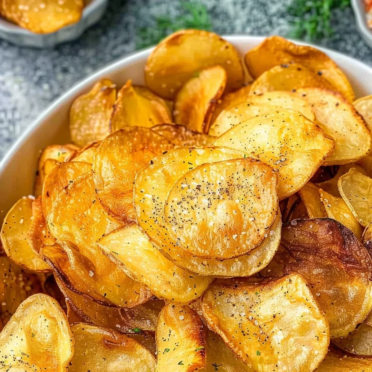 Crispy Air Fryer Potato Chips: Easy Homemade Crunch