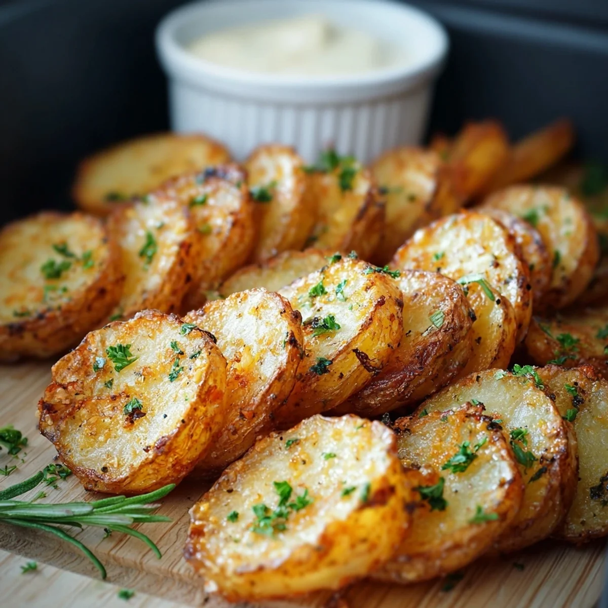 Crispy Air Fryer Sliced Potatoes: Easy Weeknight Side