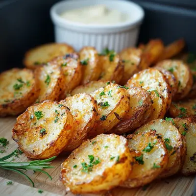 Crispy Air Fryer Sliced Potatoes: Easy Weeknight Side