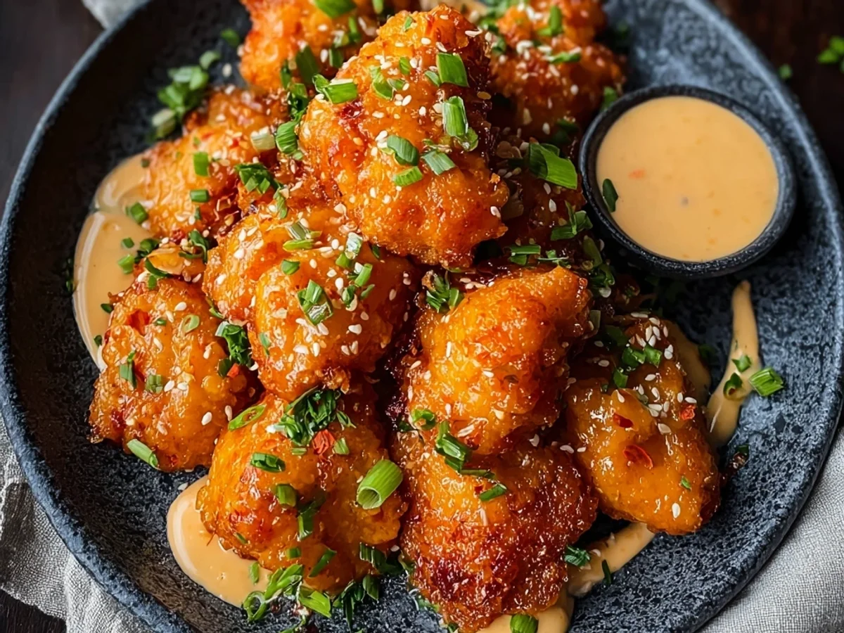 Crispy Bang Bang Chicken with Sweet Spicy Sauce - Featured Image