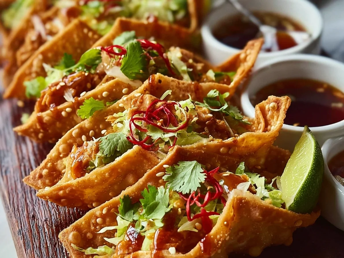 Crispy Chicken Wonton Tacos: Quick Weeknight Bites - Featured Image