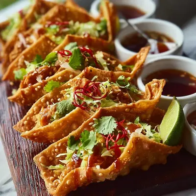 Crispy Chicken Wonton Tacos: Quick Weeknight Bites