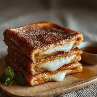 Crispy Churro Stuffed French Toast: A Sweet Morning Treat