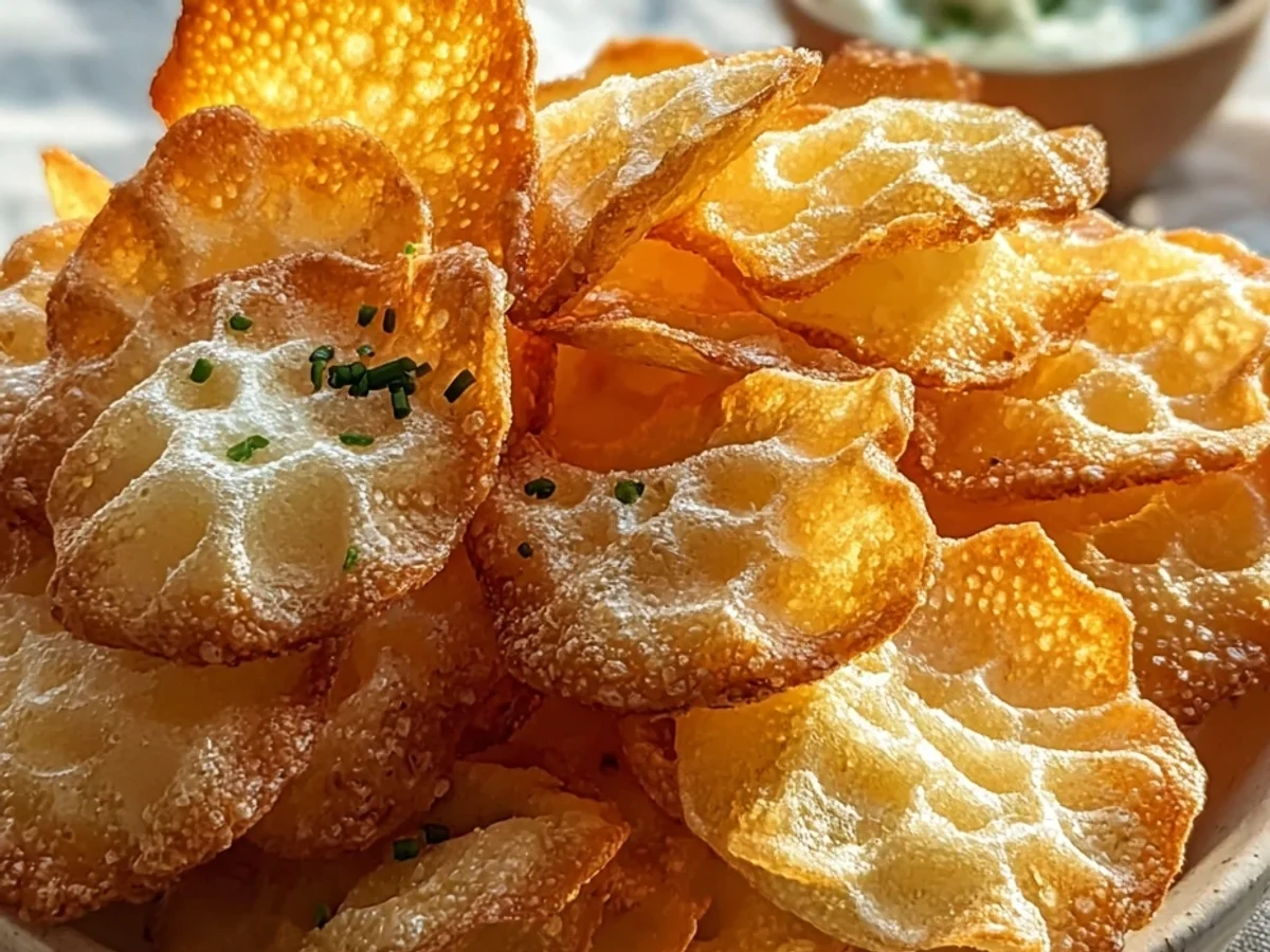 Crispy Cottage Cheese Chips: Savory High-Protein Snack - Featured Image