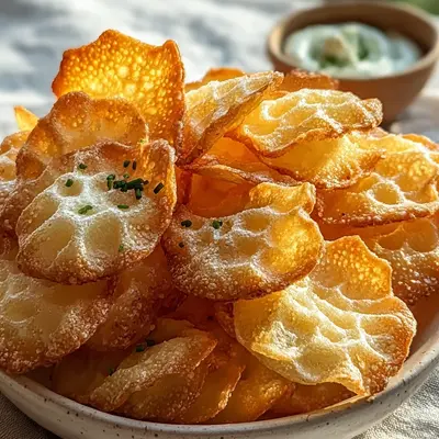 Crispy Cottage Cheese Chips: Savory High-Protein Snack