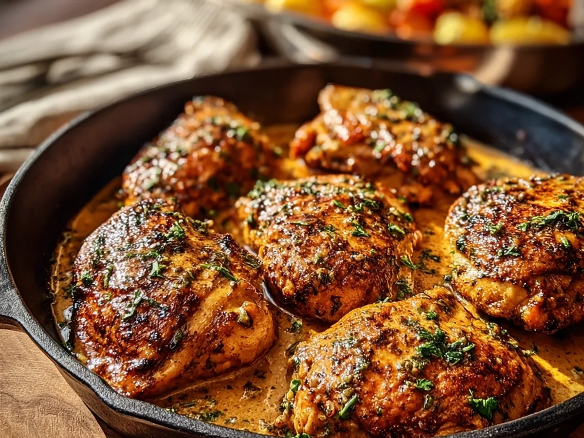Crispy Cowboy Butter Chicken Recipe with Garlic Herbs - Featured Image