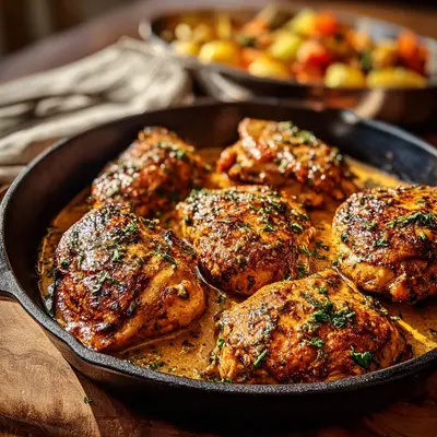 Crispy Cowboy Butter Chicken Recipe with Garlic Herbs
