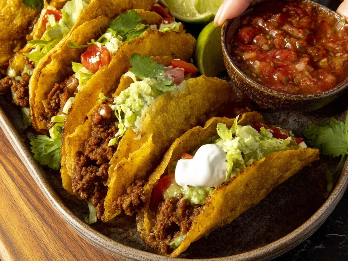 Crispy Ground Beef Tacos: Weeknight Crunch - Featured Image