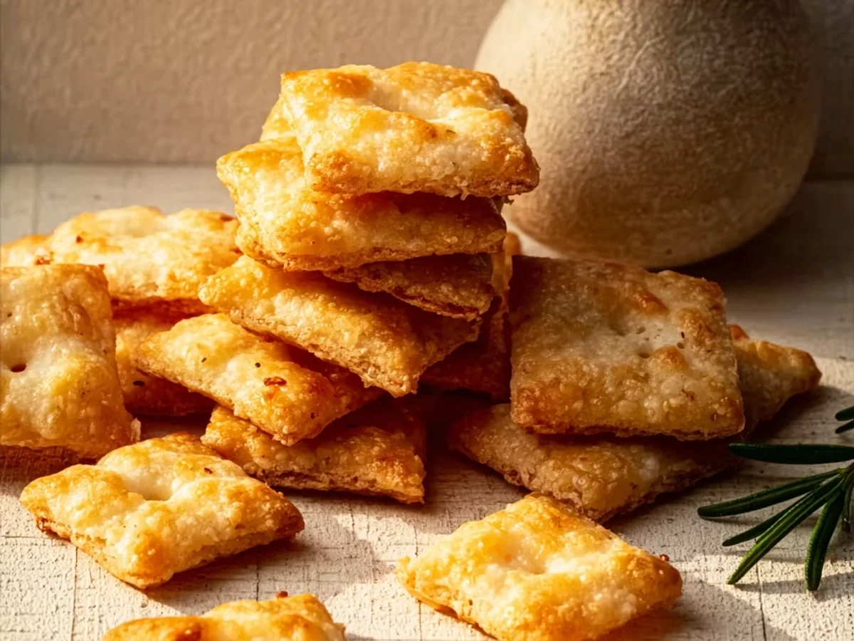 Crispy Homemade Cheese Crackers: A Savory Treat - Featured Image