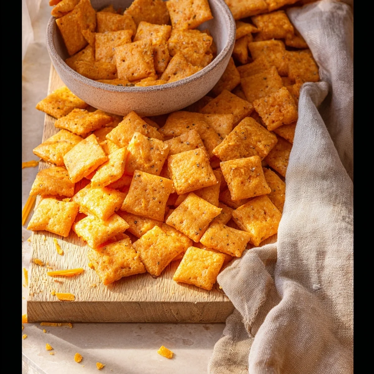 Crispy Homemade Cheez Its: A Cheesy Snack Dream