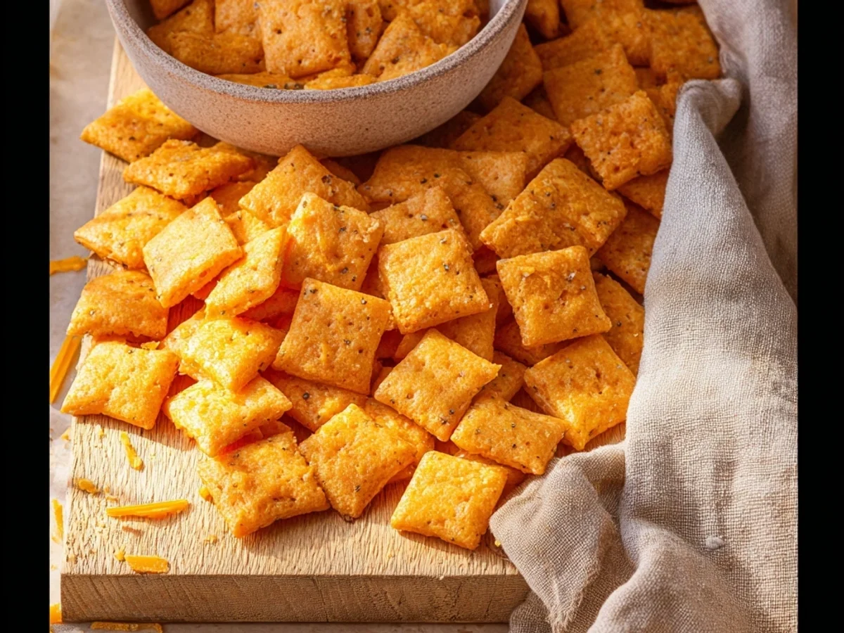Crispy Homemade Cheez Its: A Cheesy Snack Dream - Featured Image