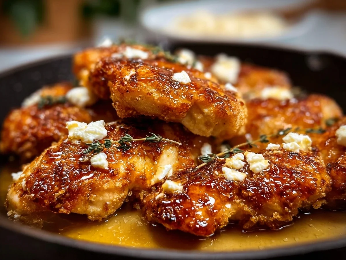 Crispy Hot Honey Feta Chicken: Quick & Delicious Dinner - Featured Image