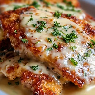 Crispy Malibu Chicken with Creamy Sauce