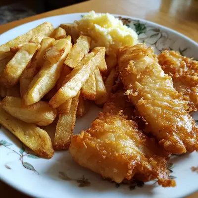 Crispy Non-Alcoholic Beer Battered Fish and Chips Recipe