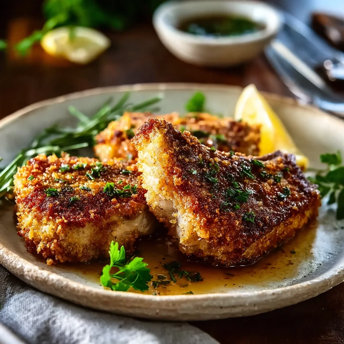 Crispy Parmesan Crusted Lamb Chops Recipe