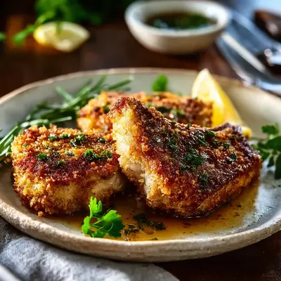Crispy Parmesan Crusted Lamb Chops Recipe