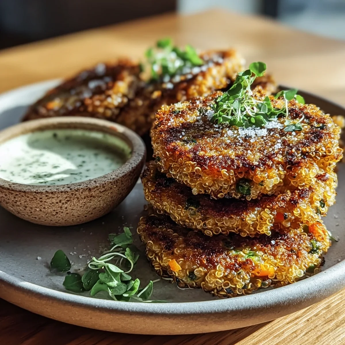 Crispy Quinoa Veggie Patties: Healthy, High-Protein