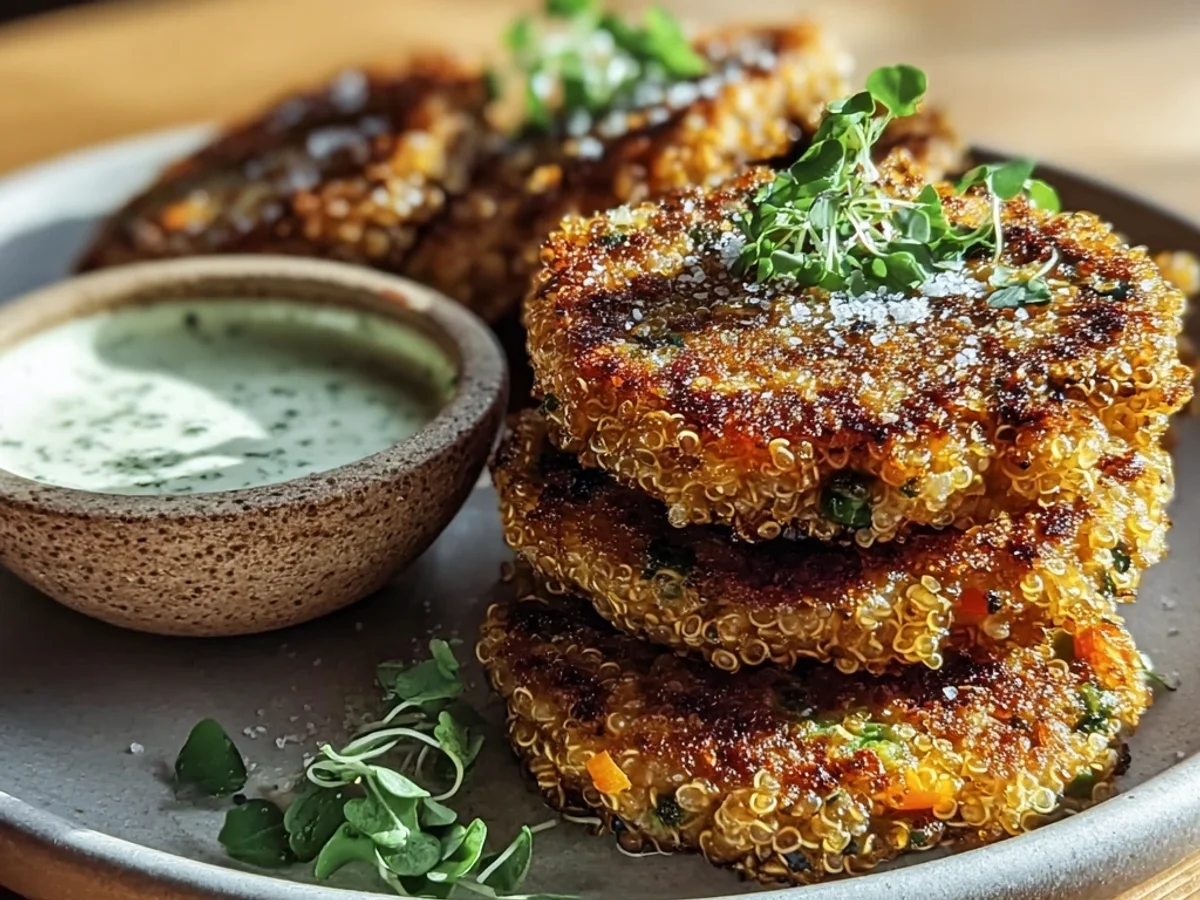 Crispy Quinoa Veggie Patties: Healthy, High-Protein - Featured Image