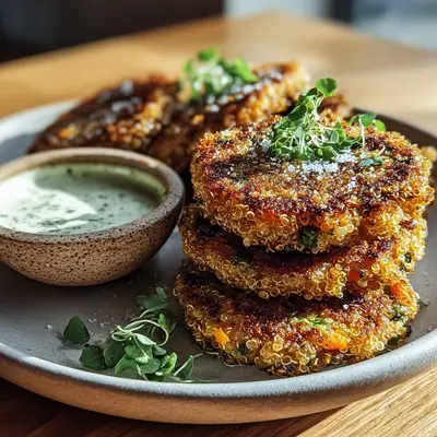 Crispy Quinoa Veggie Patties: Healthy, High-Protein