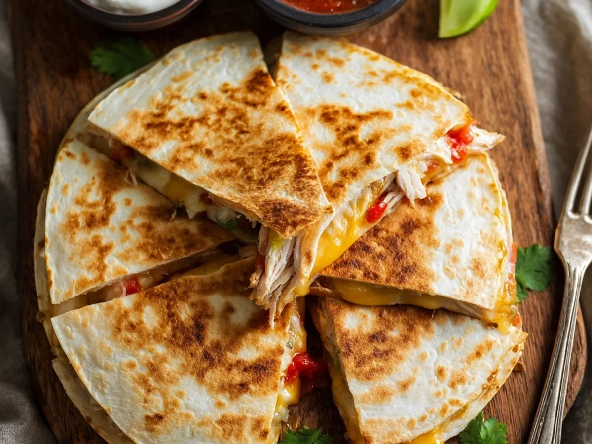 Crispy Rotisserie Chicken Quesadilla: Weeknight Comfort - Featured Image