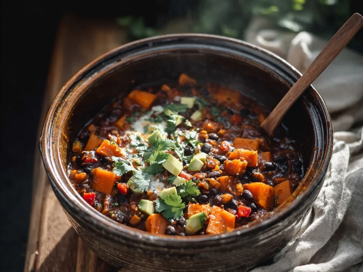 Crock Pot Sweet Potato Black Bean Chili: Hearty & Simple - Featured Image