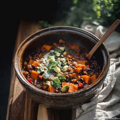Crock Pot Sweet Potato Black Bean Chili: Hearty & Simple