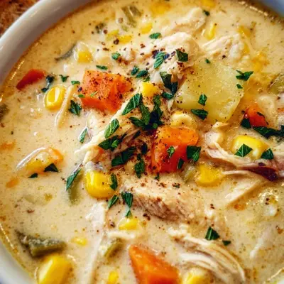 Crockpot Chicken Corn Chowder