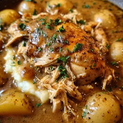 Crockpot Chicken Gravy: Easy Slow Cooker Dinner