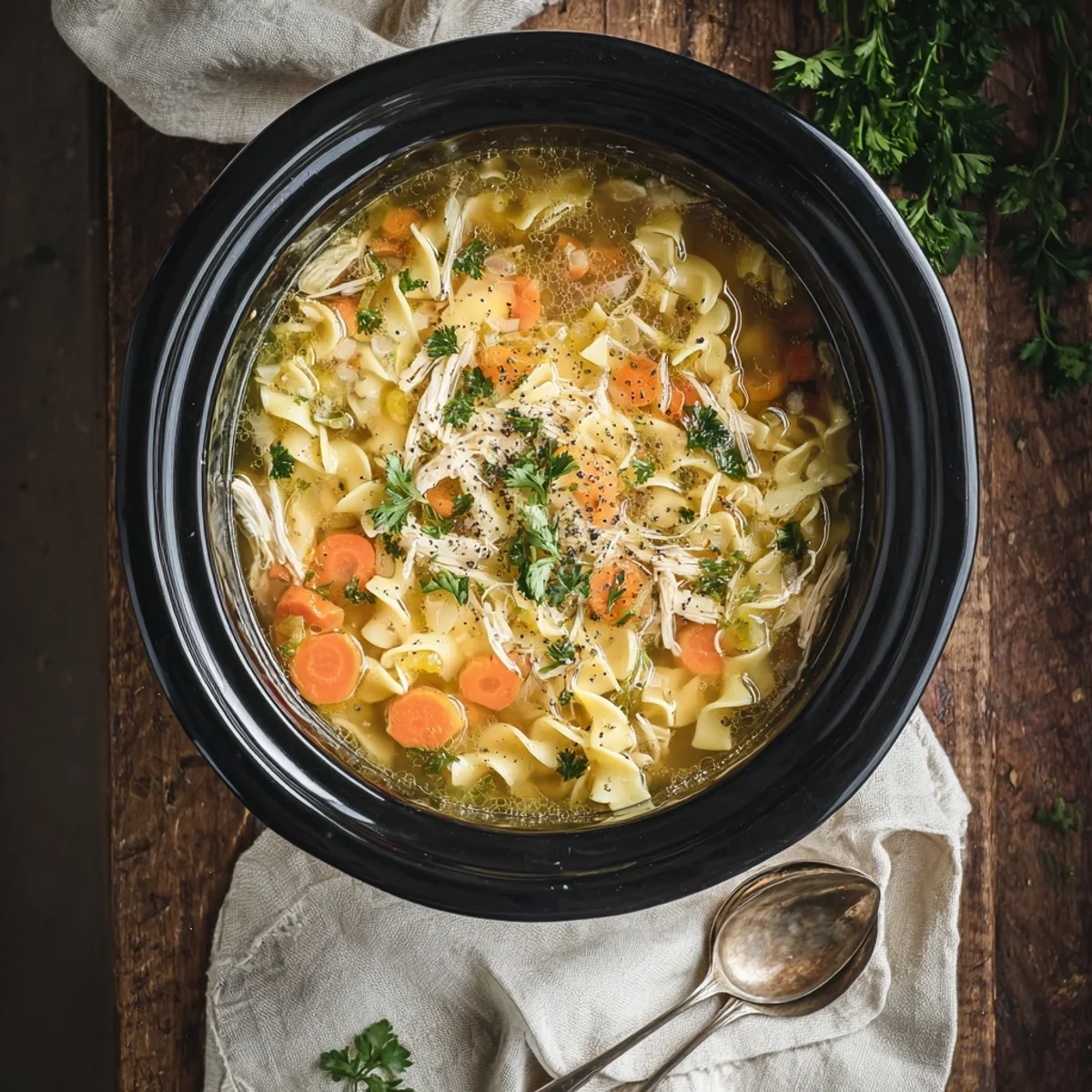 Crockpot Chicken Noodle Soup: Simple Comfort, Big Flavor