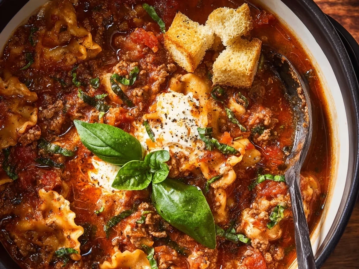 Crockpot Lasagna Soup: Homestyle Comfort, Easy Weeknight - Featured Image